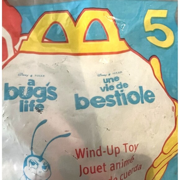 McDonalds Happy Meal Toy A Bug's Life Francis the Ladybug #5 1998 Vintage - Picture 5 of 8
